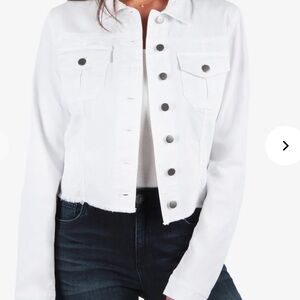 Like New! White Denim Jacket